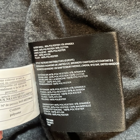 Bernardo Velvet Quilted Star Bomber Jacket PS - Picture 16 of 16